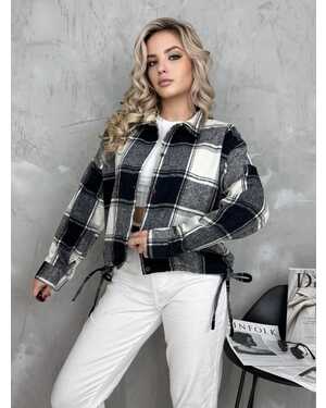 Женская рубашка ткань драп