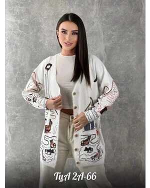 Женский Кардиган, альпака Размеры ЕДИНЫЙ (44-52)