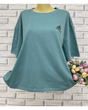 Женская Футболка, хлопок Размеры ЕДИНЫЙ (52-60)