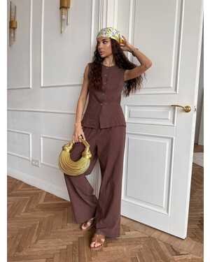 Женский костюм Размер: единый (42-44) Ткань :Лён