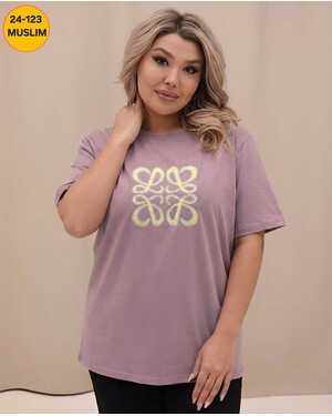 Женская футболка Фабричный Китай. Размер единый 52-56