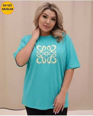 Женская футболка Фабричный Китай. Размер единый 52-56