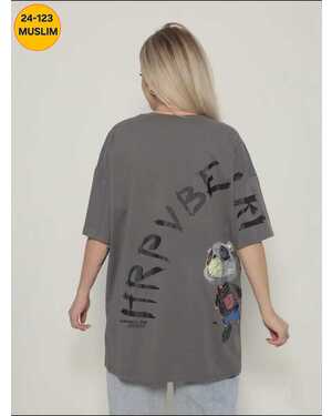 Женская футболка Фабричный Китай. Размер единый 48-56