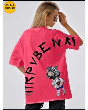 Женская футболка Фабричный Китай. Размер единый 48-56