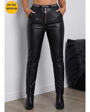 Женские штаны Размеры: S,M,L,XL Размер 42, 44, 46, 48, Ткань — эко-кожа, утеплённые.