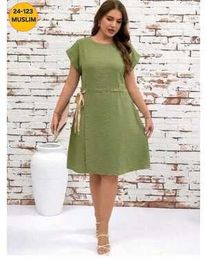 Женское Платье На запахе с боку Ткань Санта-Барбара