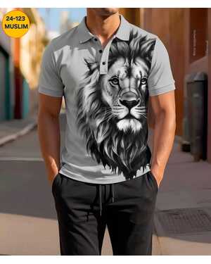 Мужская Футболка поло С сублимации Ткань двунитка