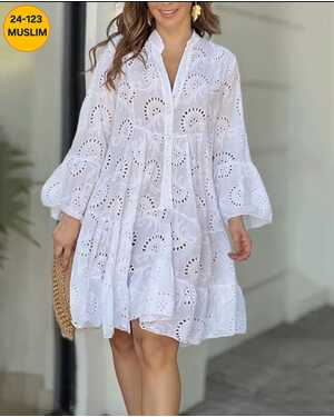 Женское платье в размер Ткань: Гипюр Хб баз подкладкой