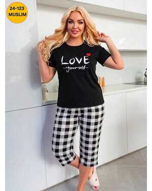 Женская пижама ткань хлопок