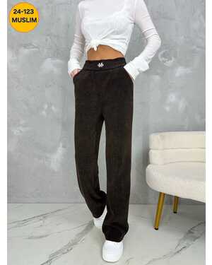 Женские брюки Ткань микровельвет Фабричный китай