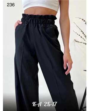 Женские Брюки Палаццо Брючная Ткань