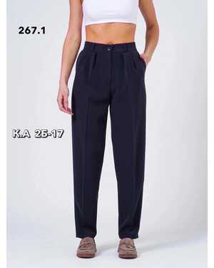 Женские Брюки - Бананы на Молнии Брючная Ткань