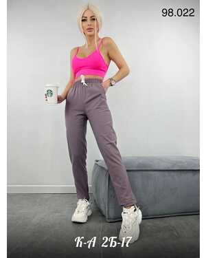 Женские ДЖОГГЕРЫ НА РЕЗИНКЕ МАТЕРИАЛ: ЛЕТНИЙ ЛЁН