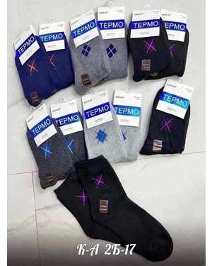 МУЖСКИЕ ТЕРМО-НОСКИ С МАХРОЙ УП(12ПАР) РАЗМЕР: М(41-46)