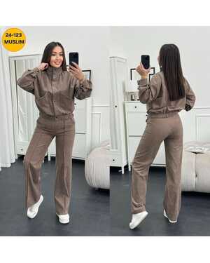 Женский костюм Ткань: Вельвет