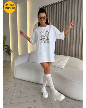 женская футболка Ткань: Хлопок размер единый: 46/52