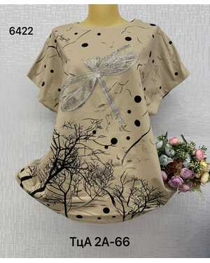 ЖЕНСКАЯ ФУТБОЛКА Размер единый 48/56