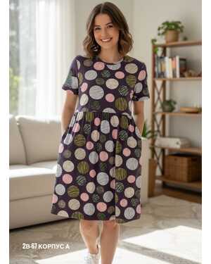 ЖЕНСКАЯ ТУНИКА ДЛЯ ДОМА ТКАНЬ ХЛОПОК