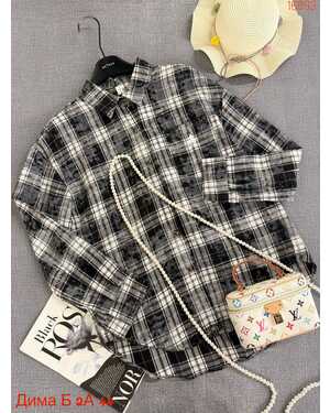 Женская рубашка Ткань: 90% хлопок + 10% полиэстер размер единый: (42/52)