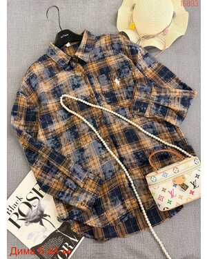 Женская рубашка Ткань: 90% хлопок + 10% полиэстер размер единый: (42/52)