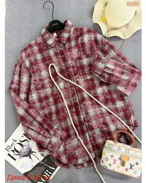 Женская рубашка Ткань: 90% хлопок + 10% полиэстер размер единый: (42/52)