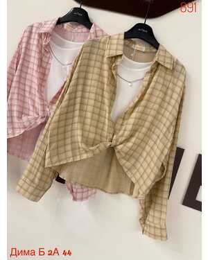Женская рубашка с топик размер единый: (42/48)