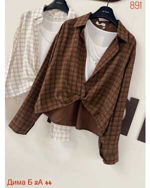 Женская рубашка с топик размер единый: (42/48)