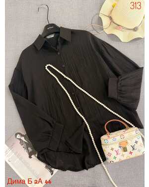 Женская Рубашка оверсайз Ткань: 95% хлопок + 5% полиэстер размер единый: (42/50)