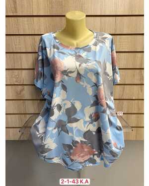 Женская Футболка, хлопок Состав 95% COTTON, 5% SPANDEX Размер: 56/60 (ЕДИНЫЙ)