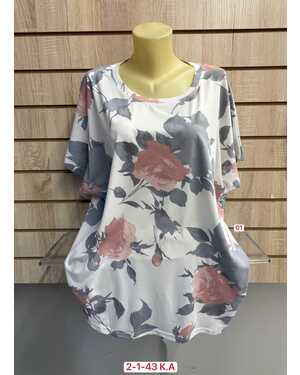 Женская Футболка, хлопок Состав 95% COTTON, 5% SPANDEX Размер: 56/60 (ЕДИНЫЙ)