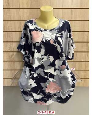 Женская Футболка, хлопок Состав 95% COTTON, 5% SPANDEX Размер: 56/60 (ЕДИНЫЙ)