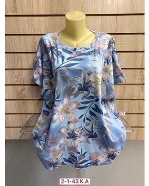 Женская Футболка, хлопок Состав 95% COTTON, 5% SPANDEX Размер: 56/60 (ЕДИНЫЙ)