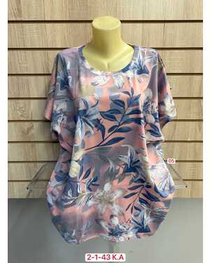 Женская Футболка, хлопок Состав 95% COTTON, 5% SPANDEX Размер: 56/60 (ЕДИНЫЙ)