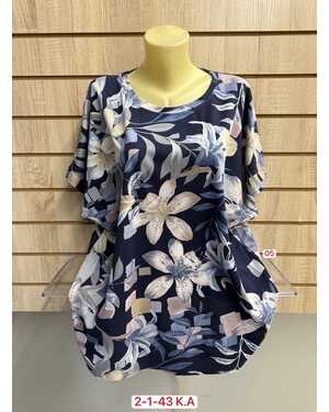 Женская Футболка, хлопок Состав 95% COTTON, 5% SPANDEX Размер: 56/60 (ЕДИНЫЙ)