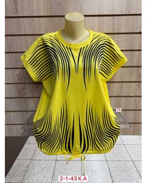 Женская футболка Состав Состав 95% COTTON, 5% SPANDEX Размер единый 54-58