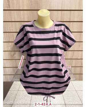 Женская футболка Состав Состав 95% COTTON, 5% SPANDEX Размер единый 54-58