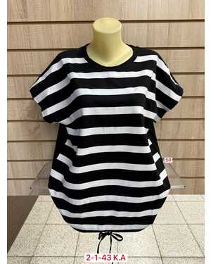 Женская футболка Состав Состав 95% COTTON, 5% SPANDEX Размер единый 54-58