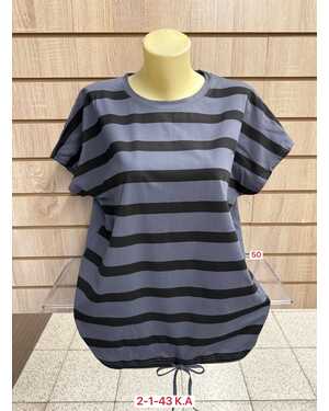 Женская футболка Состав Состав 95% COTTON, 5% SPANDEX Размер единый 54-58