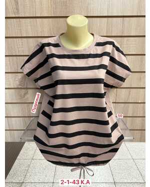 Женская футболка Состав Состав 95% COTTON, 5% SPANDEX Размер единый 54-58