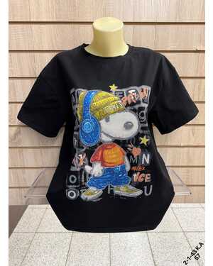 Женская футболка ткань хлопок размер единый 52-56