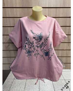 Женская футболка Состав 95% COTTON, 5% POLYESTER Раз: 58-62 (ЕДИНЫЙ)