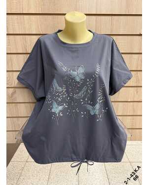 Женская футболка Состав 95% COTTON, 5% POLYESTER Раз: 58-62 (ЕДИНЫЙ)