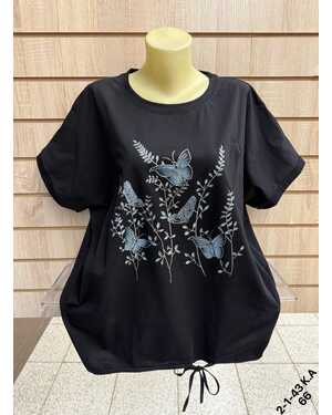 Женская футболка Состав 95% COTTON, 5% POLYESTER Раз: 58-62 (ЕДИНЫЙ)