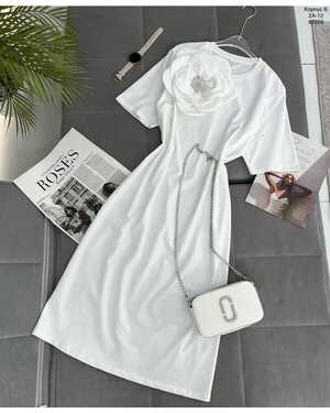 ЖЕНСКОЕ ПЛАТЬЕ Цветок Съемный ФАБРИЧНОЕ КАЧЕСТВО РАЗМЕР ЕДИНЫЙ 42-50