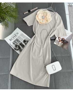 ЖЕНСКОЕ ПЛАТЬЕ Цветок Съемный ФАБРИЧНОЕ КАЧЕСТВО РАЗМЕР ЕДИНЫЙ 42-50