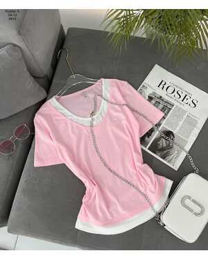 ЖЕНСКАЯ ФУТБОЛКА ФАБРИЧНОЕ КАЧЕСТВО РАЗМЕР ЕДИНЫЙ 42-48