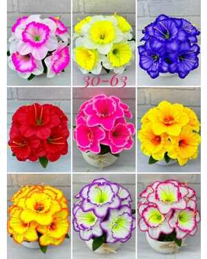 Искусственные цветы упаковка 50 шт Размер 1 букет: 5 голов, 23 см