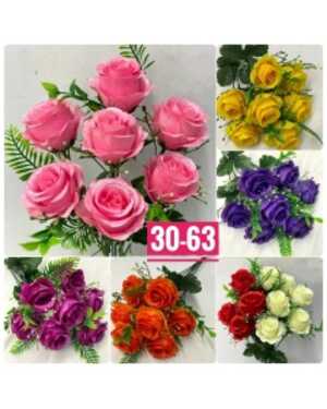 Искусственные цветы упаковка 10 шт Размер 1 букет: 7 голов , 50 см