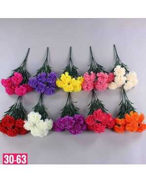 Искусственные цветы упаковка 10 шт Размер 1 букет: 7 голов , 42 см