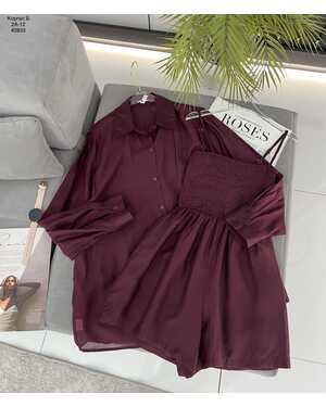 ЖЕНСКИЙ КОМБИНЕЗОН+РУБАШКА ФАБРИЧНОЕ КАЧЕСТВО